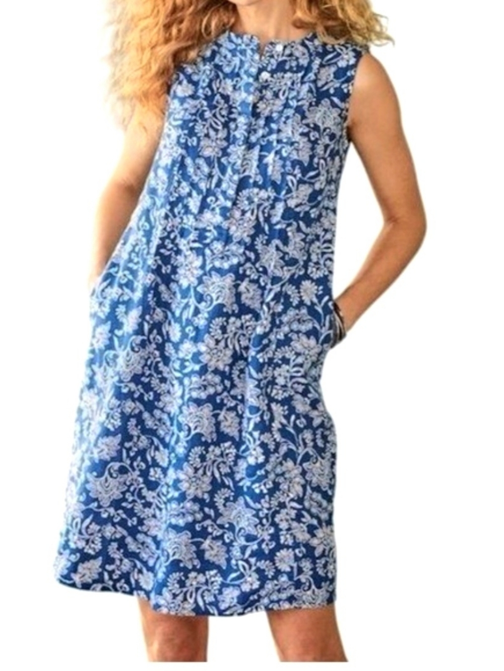 J. Jill Love Linen Sleeveless Sheath Dress NWT